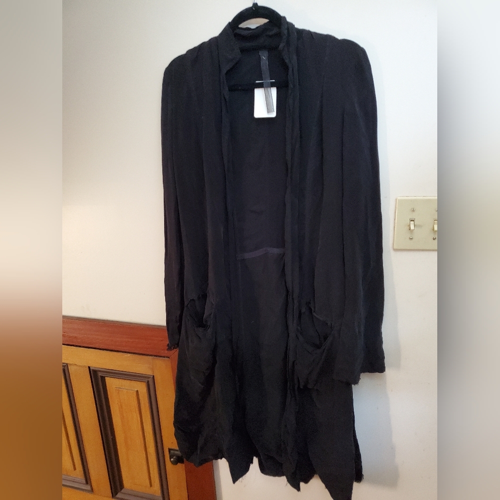 NWT sz 0 Jaga open front duster with pockets